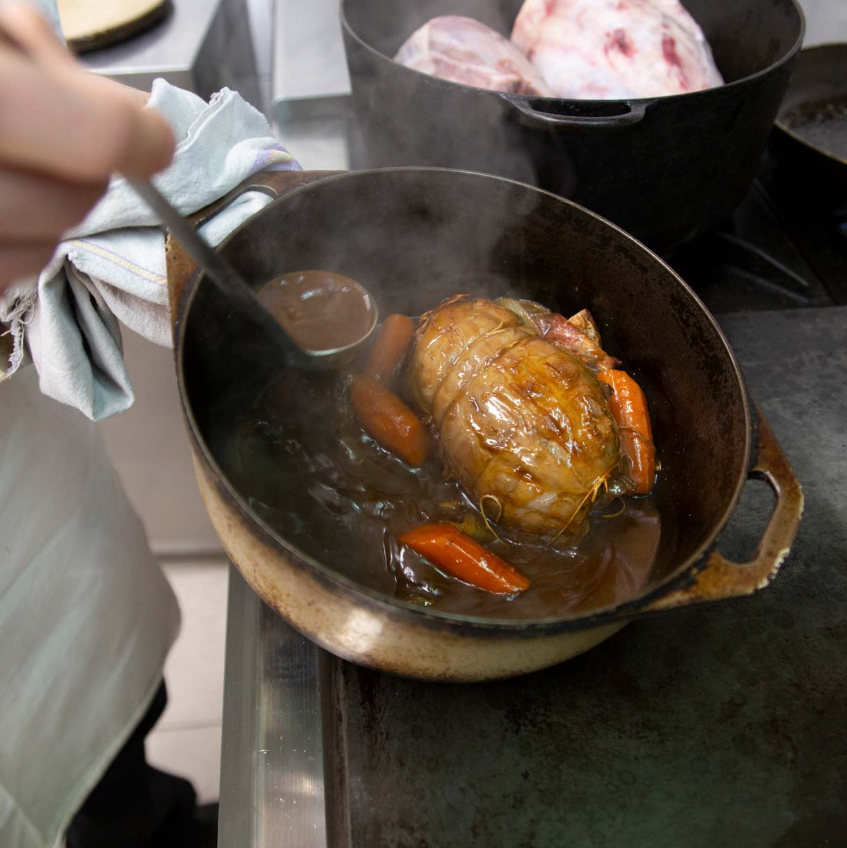 Cuisson du veau d'Aveyron